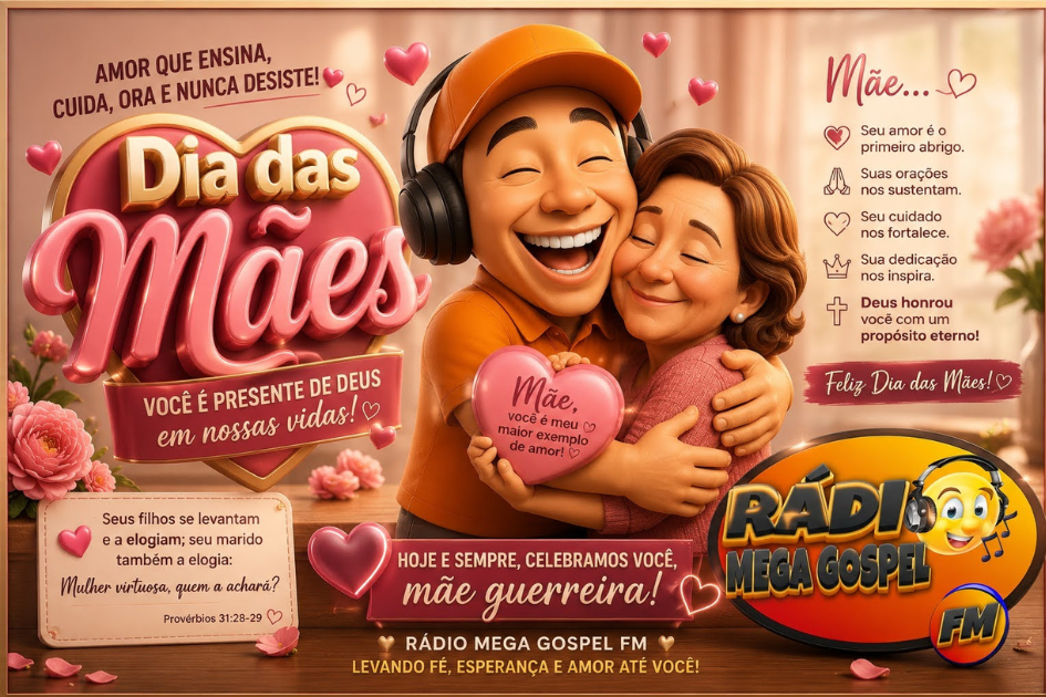 Feliz dia das mães!
